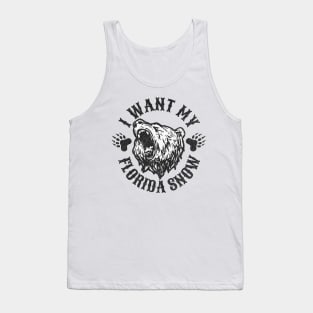 Coca Bear Dark Tank Top